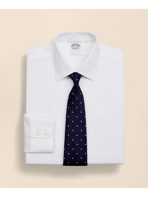 Brooks Brothers Stretch Supima® Cotton Non-Iron Twill Ainsley Collar Dress Shirt