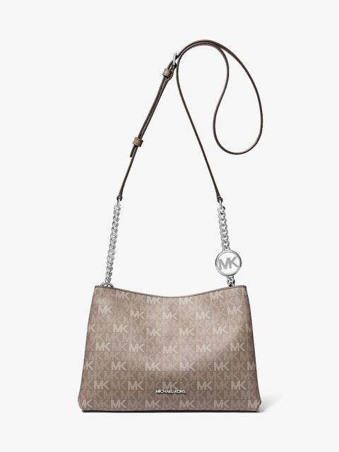 MICHAEL KORS Christina Small Signature Logo Crossbody Bag