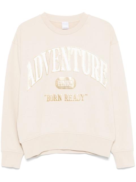 PINKO appliqué-detail sweatshirt