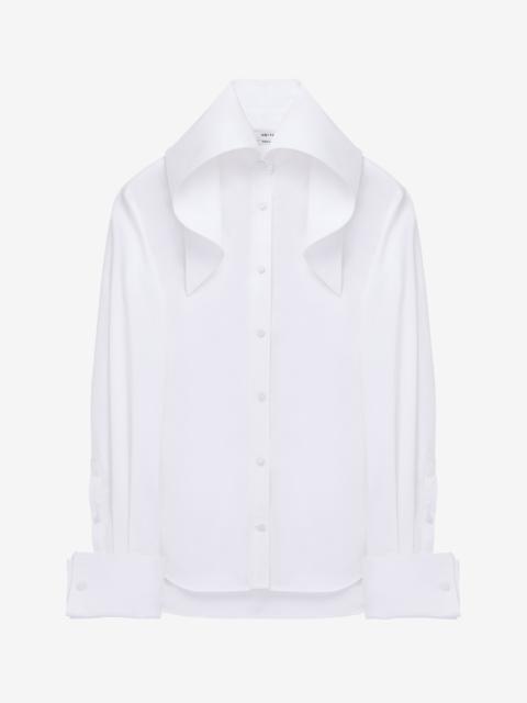 Alexander McQueen Draped Collar Shirt