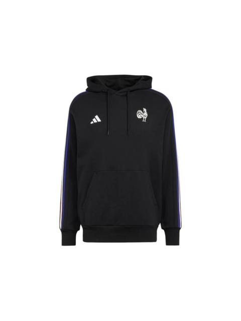 adidas adidas France Essentials 3-Stripes Hoodie Black