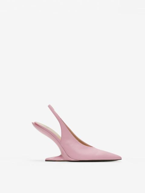 N°21 SLINGBACK LEATHER PUMPS