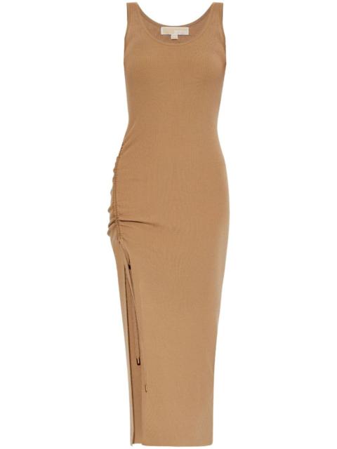 MICHAEL KORS ruched tank dress