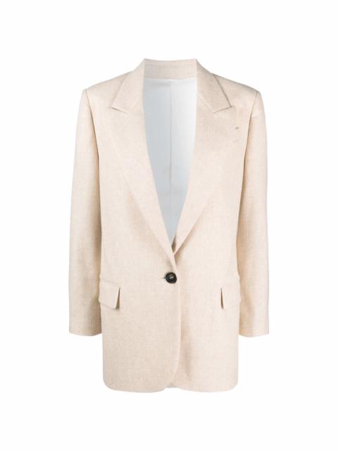 Brunello Cucinelli peak-lapel single-breasted blazer