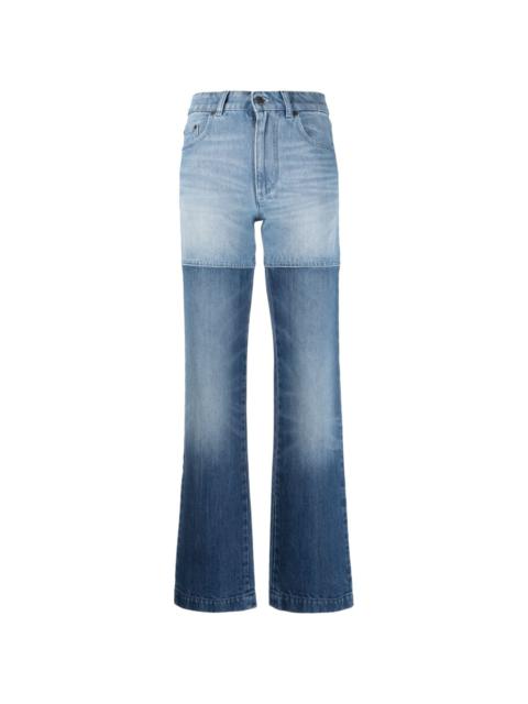 Combo straight-leg jeans