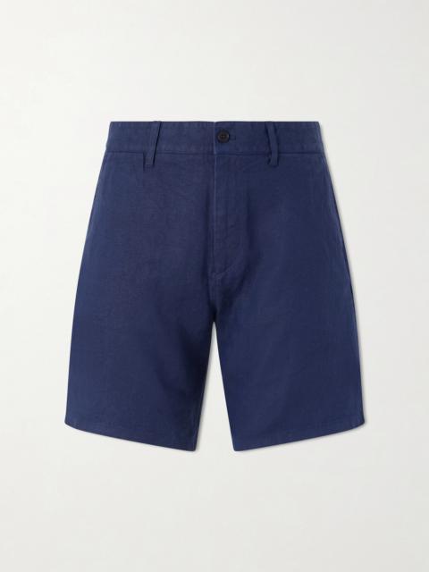 NN07 Aden 1454 Straight-Leg Linen Shorts