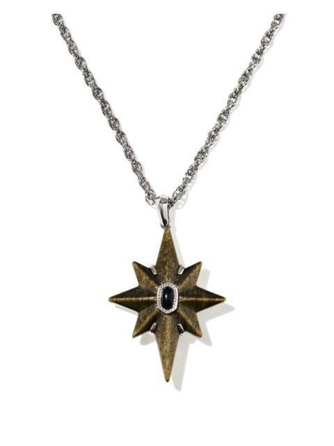 KENDRA SCOTT Fate Star Silver Short Pendant Necklace