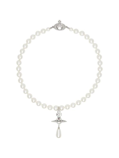 Vivienne Westwood One Row Pearl Drop Choker