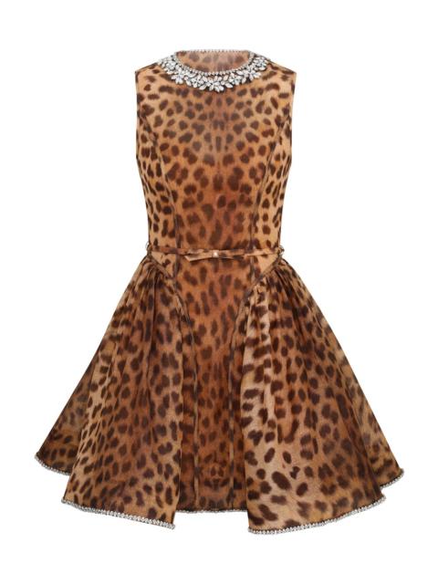 Zimmermann CRUSH PANELLED MINI DRESS