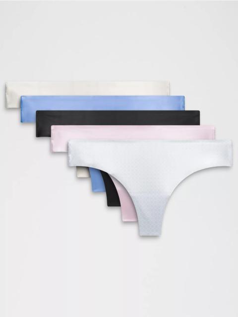 lululemon InvisiWear Mid-Rise Thong Underwear *5 Pack