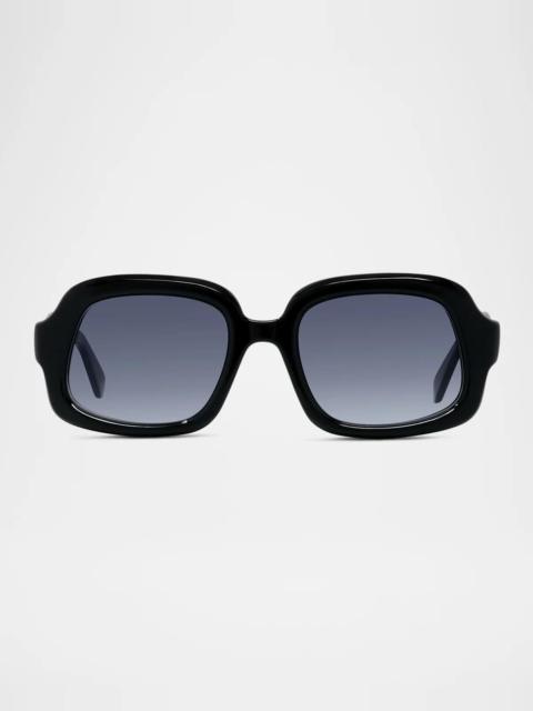 Loewe Double L 52MM Geometric Sunglasses