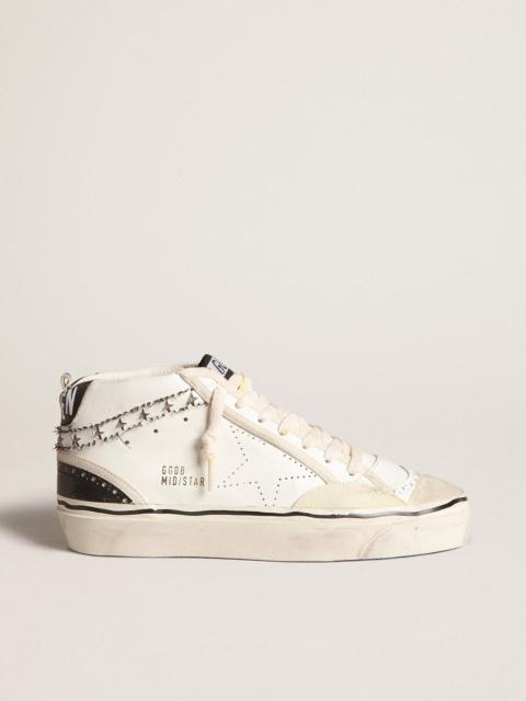Golden Goose Mid Star LAB with perforated star and flash with cut-out stars