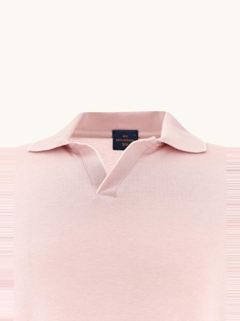 Paul & Shark X-SOFT OPEN‑COLLAR POLO SHIRT IN COTTON INTERLOCK