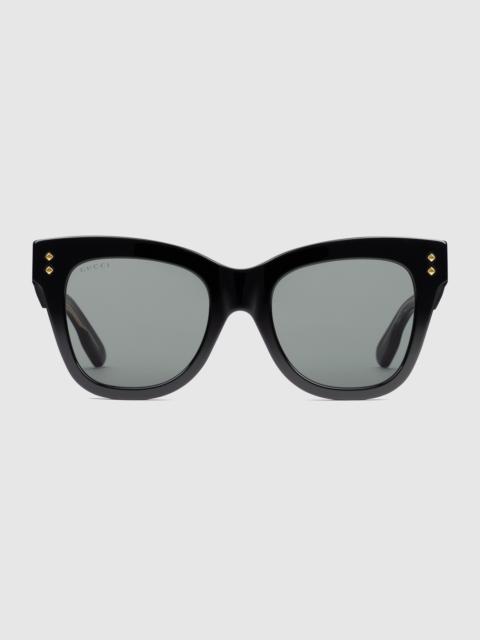 GUCCI Cat-eye frame sunglasses