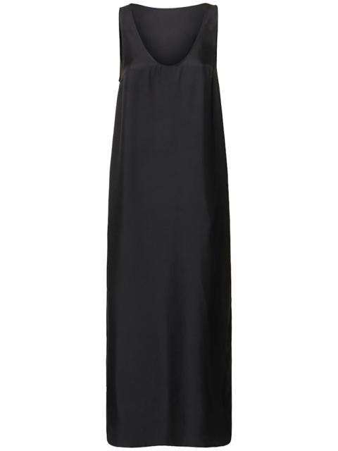 Loulou de Saison Nada scoop neckline silk long dress