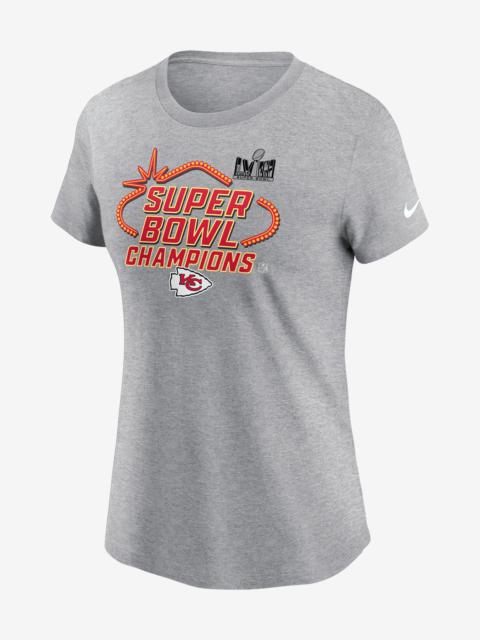 Kansas City Chiefs Super Bowl LVIII Champions Trophy Collection Nike Women's NFL T-Shirt