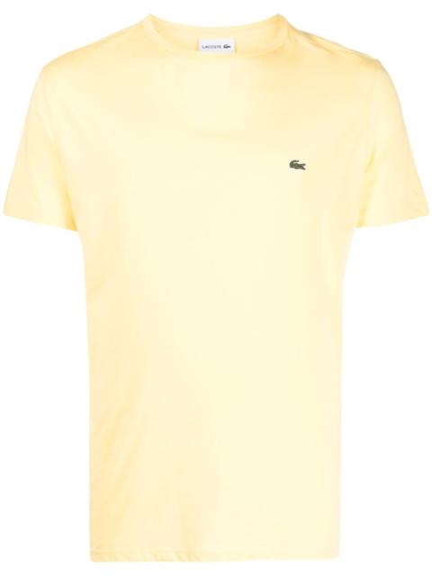 LACOSTE logo-patch cotton T-shirt