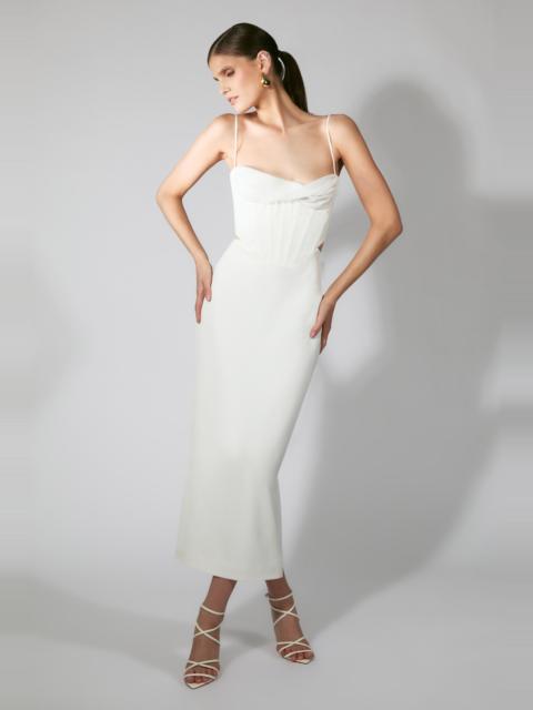BARDOT Martini Midi Dress In Ivory