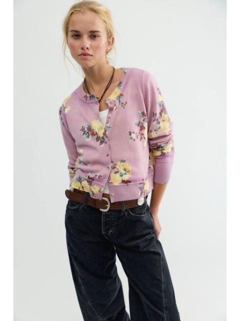 FREE PEOPLE Nocturnal Patterned Cashmere Cardi
