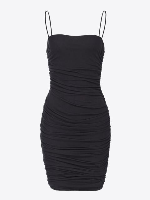 PINKO SLIM-FIT DRESS WITH THIN STRAPS