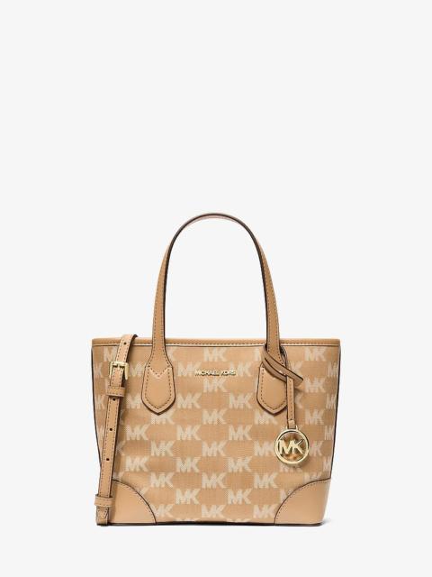 MICHAEL KORS Eva Extra-Small Logo Jacquard Convertible Tote Bag