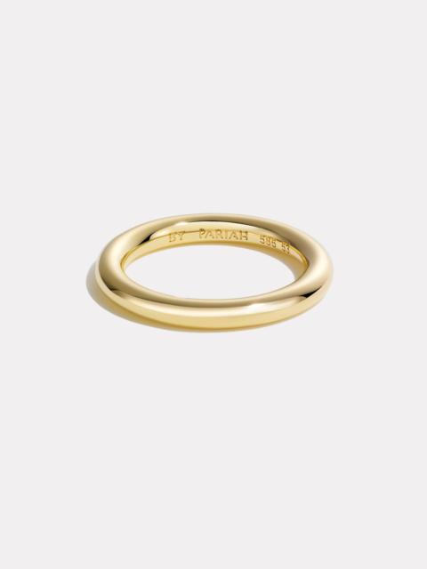 By Pariah 3mm Gold Hollow Ring