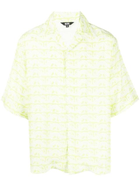 printed short-sleeve shirt