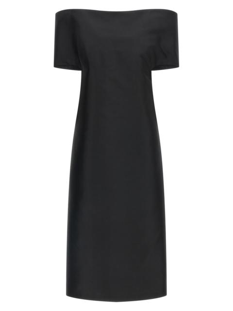Jil Sander The Off-Shoulder Midi Dress