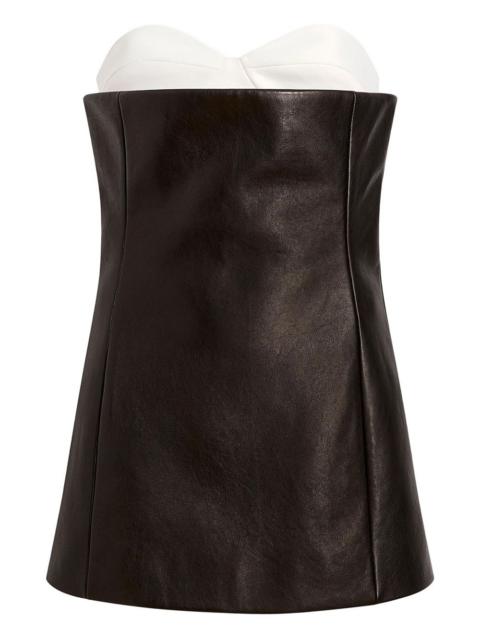 KHAITE Ayla leather top