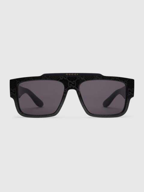 Square-frame sunglasses