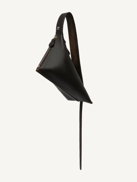 courrèges THE ONE BAG IN PATINATED LEATHER