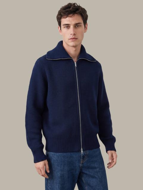 525 america Chris: Cotton Full-Zip Knit Jacket