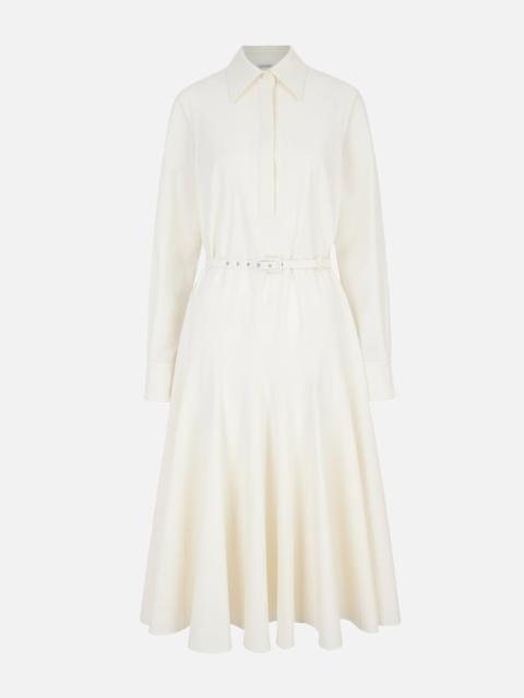 EMILIA WICKSTEAD Marione Dress in Ivory Summer Wool