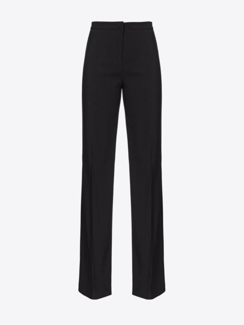 PINKO FLARED FULL MILANO TROUSERS