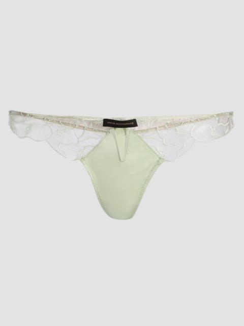 KIKI DE MONTPARNASSE Women's Calla Lily Thong - Menthe