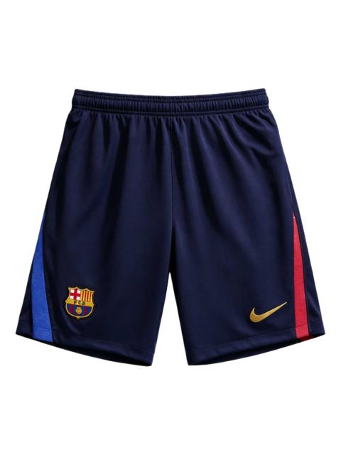 Nike Nike x F.C. Barcelona 2026/27 Stadium Home Dri-FIT Replica Shorts 'Deep Garnet Blue Void Mineral Yel