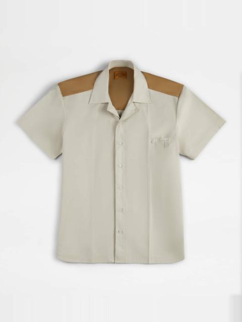 Tod's BOWLING COLLAR SHIRT - OFF WHITE
