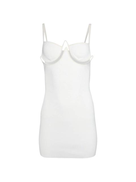 underwire-cup minidress