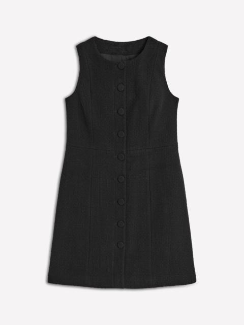 BODEN Cotton Texture Shift Dress-Black