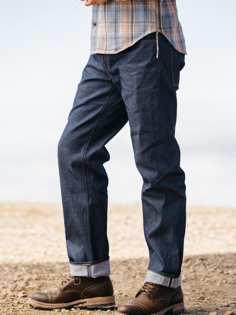HIROSHI KATO The Barrel Classic Straight Natural Slub Indigo - Raw 12.5oz Selvedge