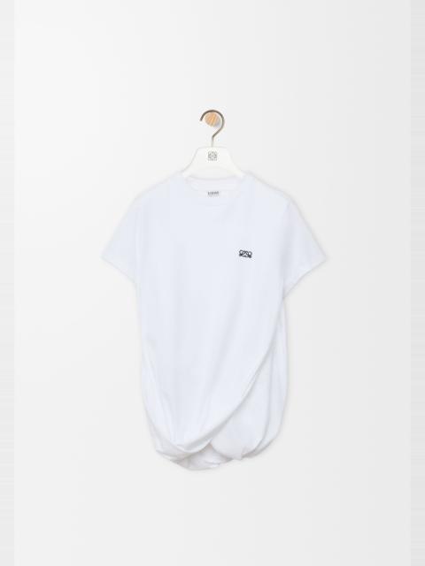 Loewe Draped T-shirt in cotton