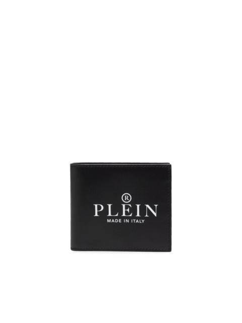 PHILIPP PLEIN logo-print bifold wallet