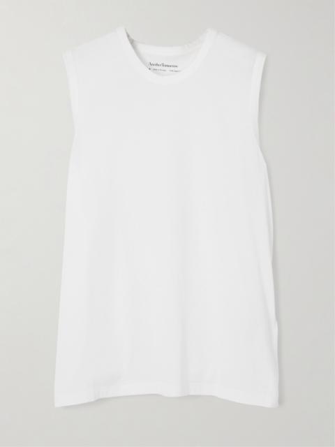 Another Tomorrow Organic Cotton-jersey Tank Top