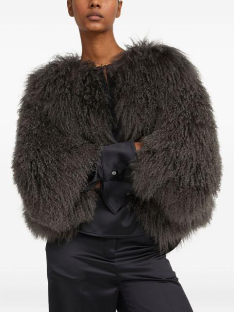 Yves Salomon short shearling jacket