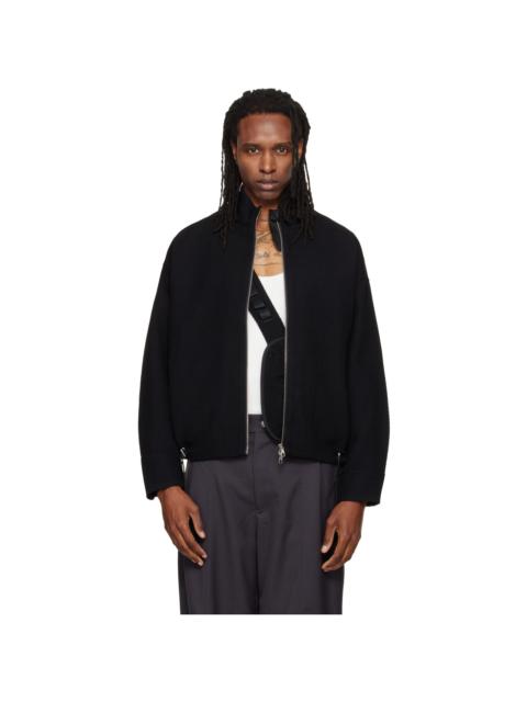 NULLUS Black Messenger Bag Pocket Jacket