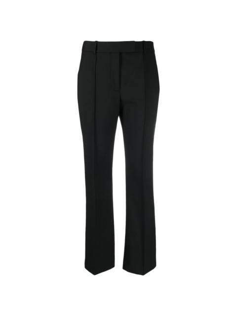 Stovepipe stretch-wool trousers