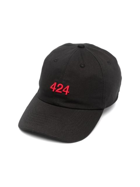 424 logo-embroidered baseball cap