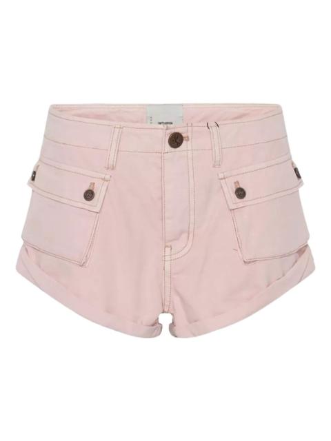 ONE TEASPOON Cadet Bandits pocket mini shorts