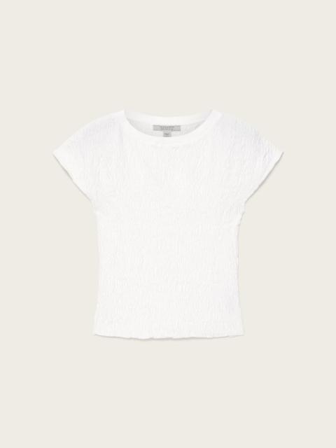 ALLSAINTS LUNA CRINKLE COTTON SLIM FIT T-SHIRT