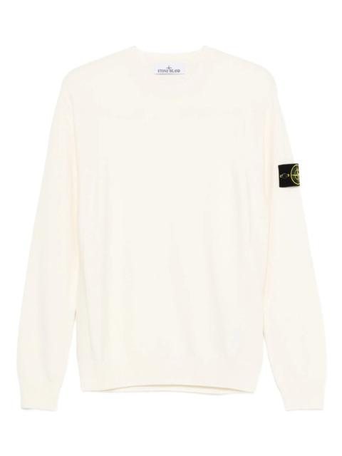 Stone Island Logo-patch Crew-neck Sweater